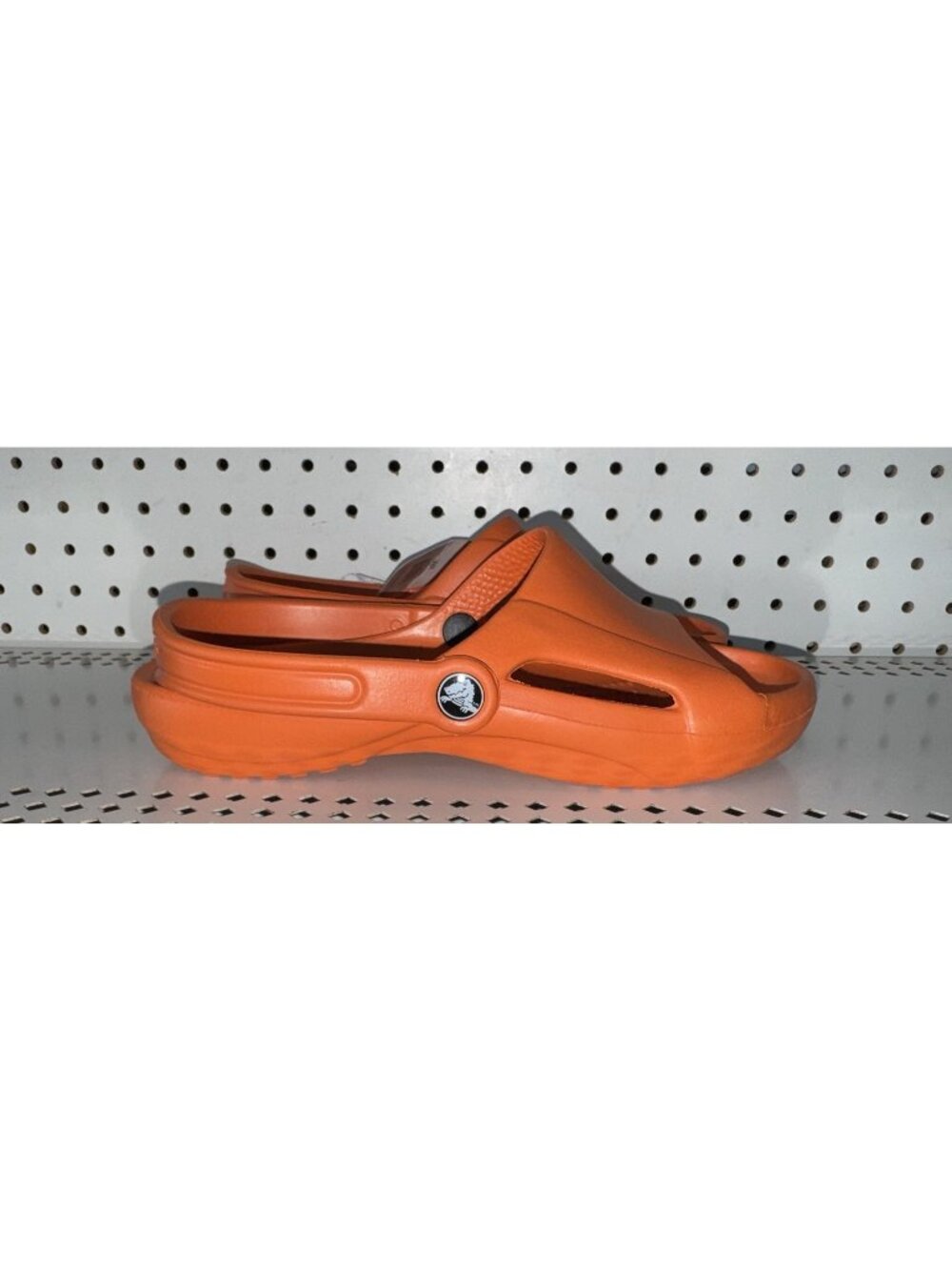 Crocs Nile Womens Rubber Slingback Ankle Strap Sandals Slides Size 8 Orange